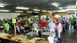 Hundreds Volunteer for Belleville's Numana Packaging Event
