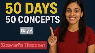 Day 6/50 ||Stewart Theorem|| #ssc2025 #theendssc #mathshorts #competitiveexams #cgl2025
