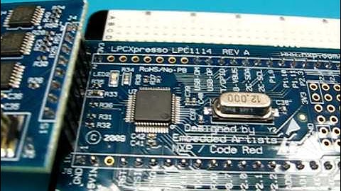 LPCXpresso ARM Cortex-M0 LPC 1114 cut & breadboard mod