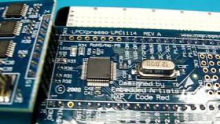 LPCXpresso ARM Cortex-M0 LPC 1114 cut & breadboard mod