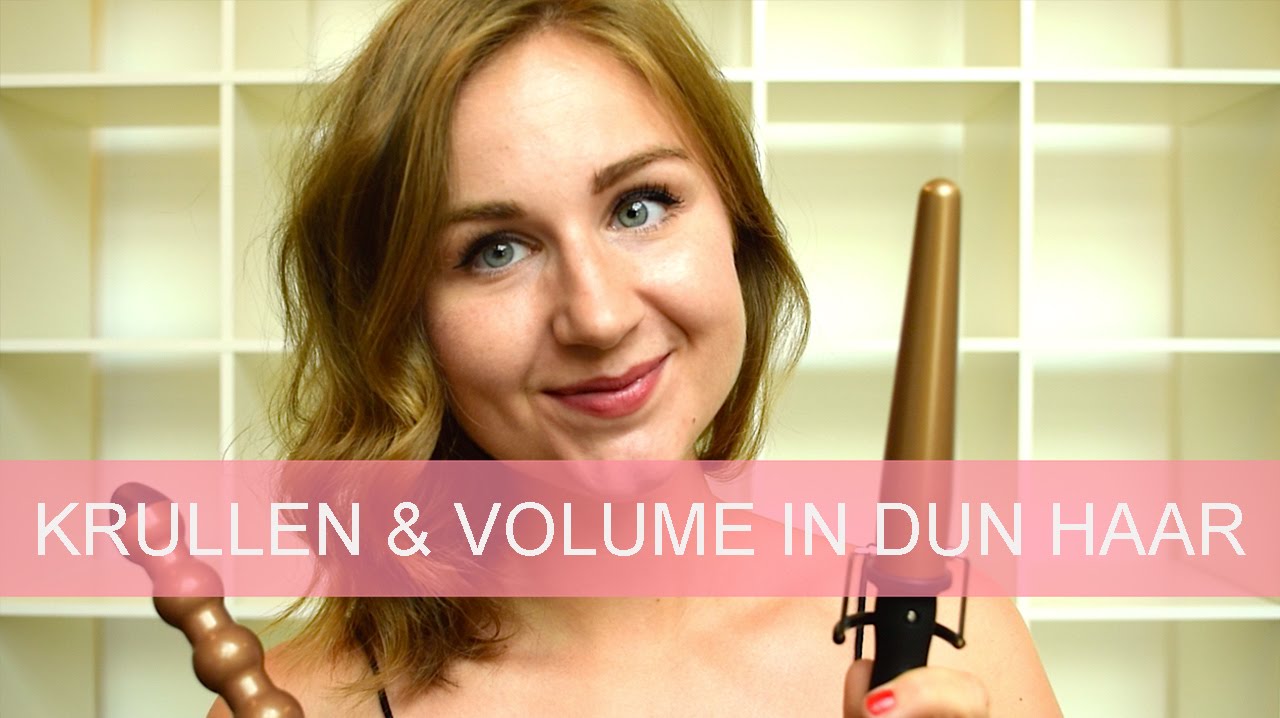 overdrijven hoed opladen Krullen & volume in dun haar | GirlsceneNL - YouTube