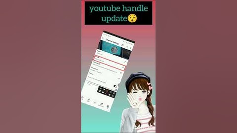 How to change the handle of YouTube channel ||handle kasy change kryn#short#viral#viral #shortvideo
