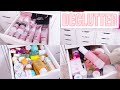 DECLUTTERING & DOWNSIZING my beauty products! | Paige Koren