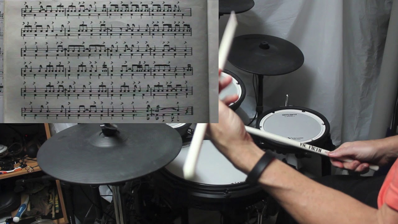 "Syncopation" Drum Lesson Pg. 46 - Snare Drum Solo