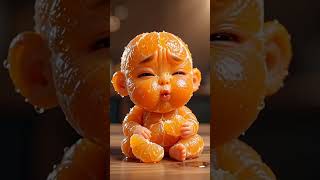 Orange 🍊 eating ASMR #aestheticai #cute #asmr #asmrshort #relaxingshorts