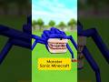 Monster Sonic Minecraft Garry's Mod #robloxindonesia #kogakocheng #games #shorts