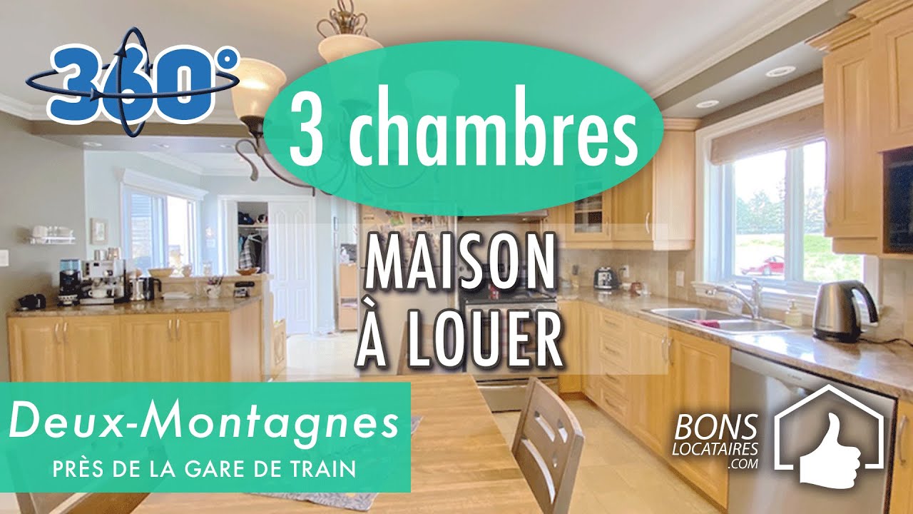 Apartment Tour Visite virtuelle 360° / Maison à louerDeuxMontagnes3