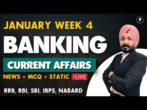 Weekly Banking Current Affairs | January 2025 Current Affairs | Week 4 | Parcham Classes