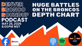 HUGE BATTLES on the Denver Broncos Depth Chart