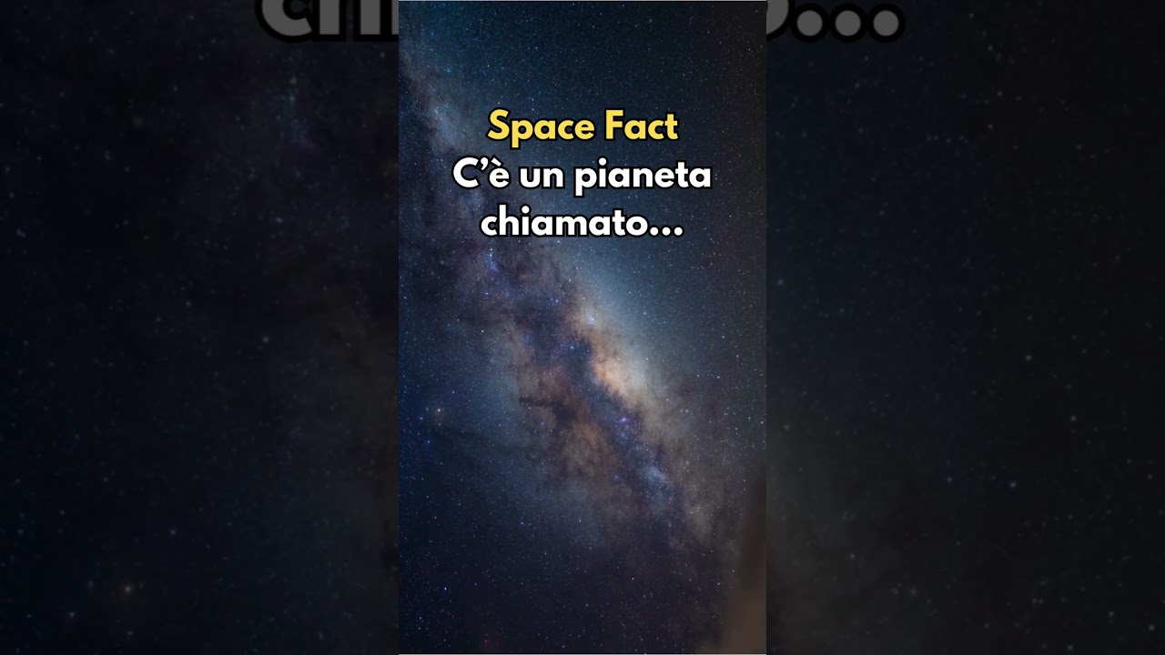 Space Fact: C’è un pianeta chiamato... 😳|  