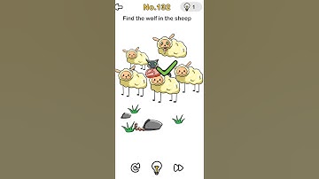 Find the wolf in the sheep brain out level 132