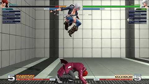 KOF XIV Angel meaty unblockable setup