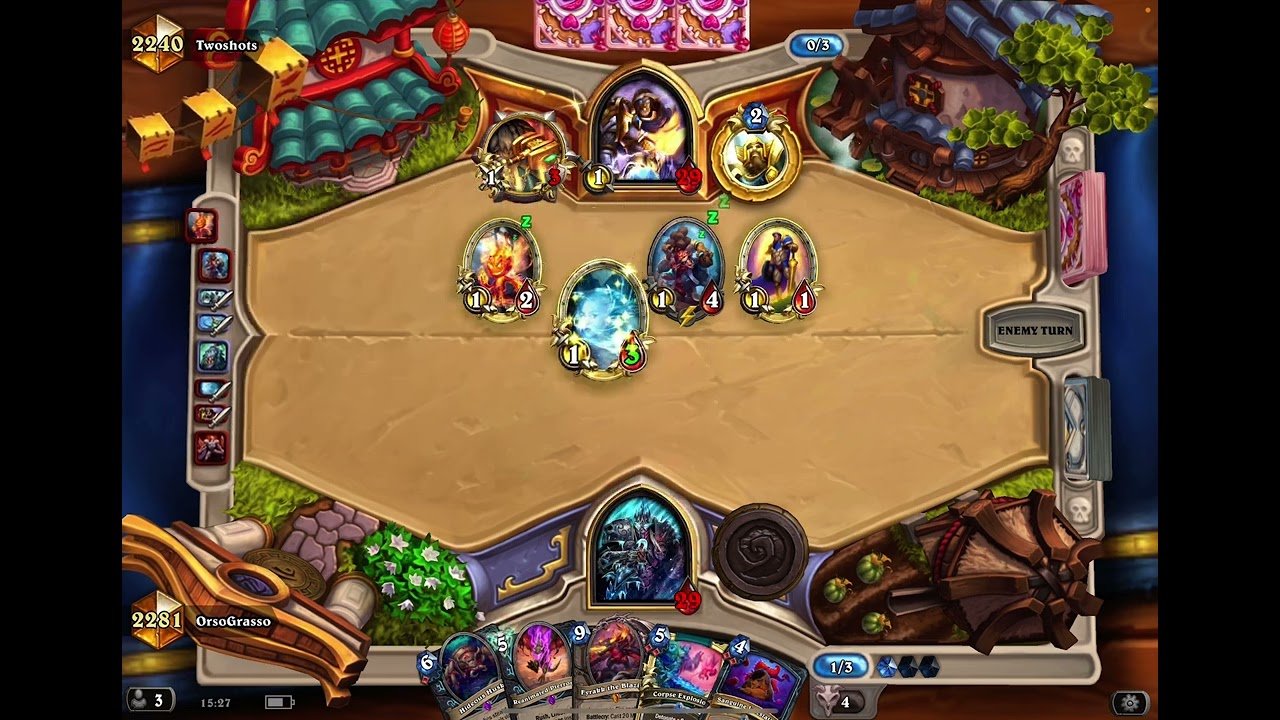 Рыцарь смерти Лич против Агро Паладина в Hearthstone Gameplay Legend 2281