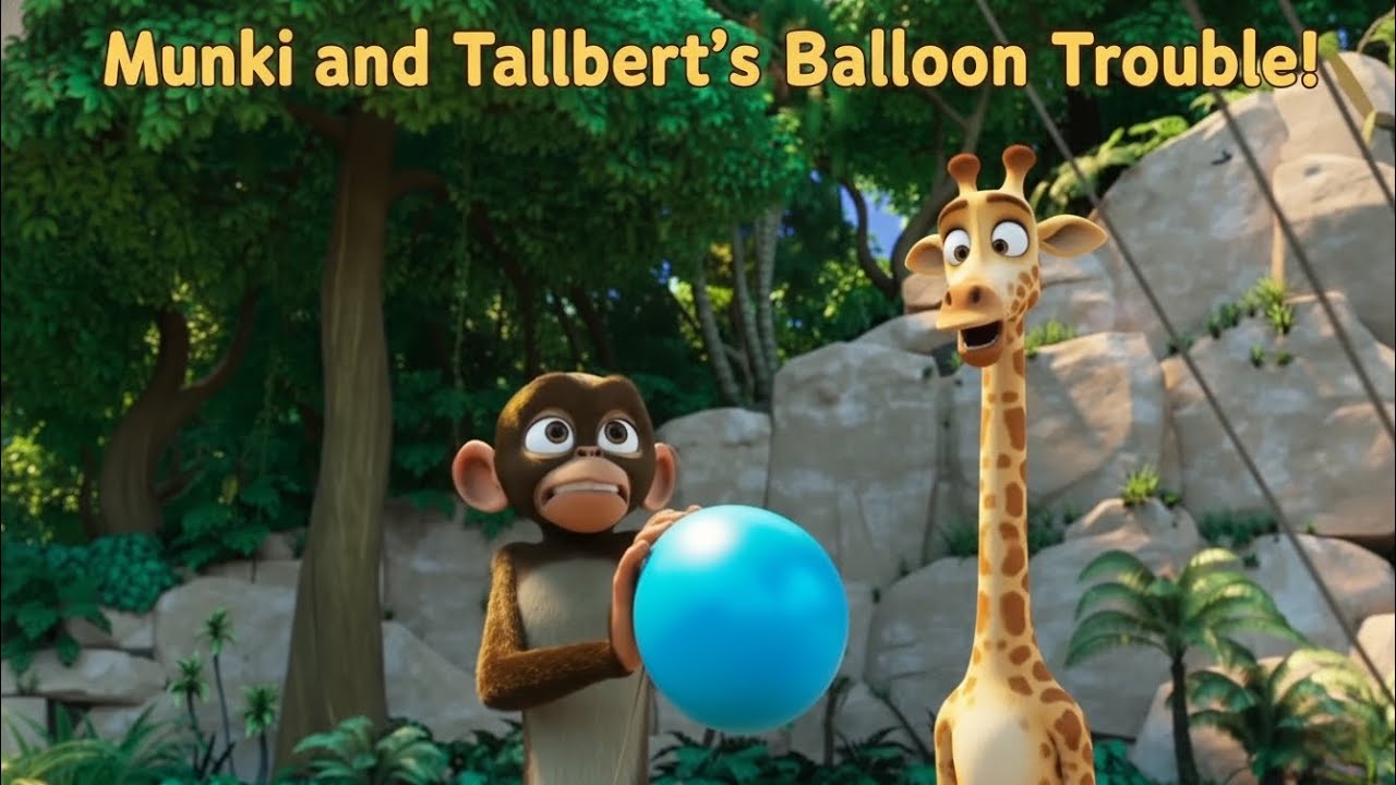 Munki and Tallbert’s Balloon Trouble!(Spartan-Themed Edit with Negative Color Effect)