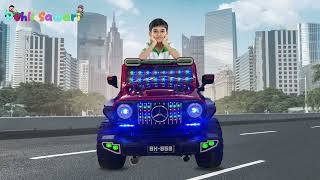 Pehli Sawari Kids Battery Operated Jeep – BH 858 Red | 4X4 – LED & RGB Light & Music | SparkNGiggle