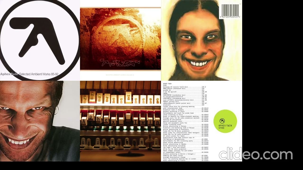 Aphex Twin: all full albums played at the same time - YouTube