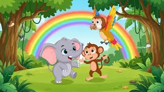 🐘✨ Ellie the Little Elephant and the Rainbow 🌈✨