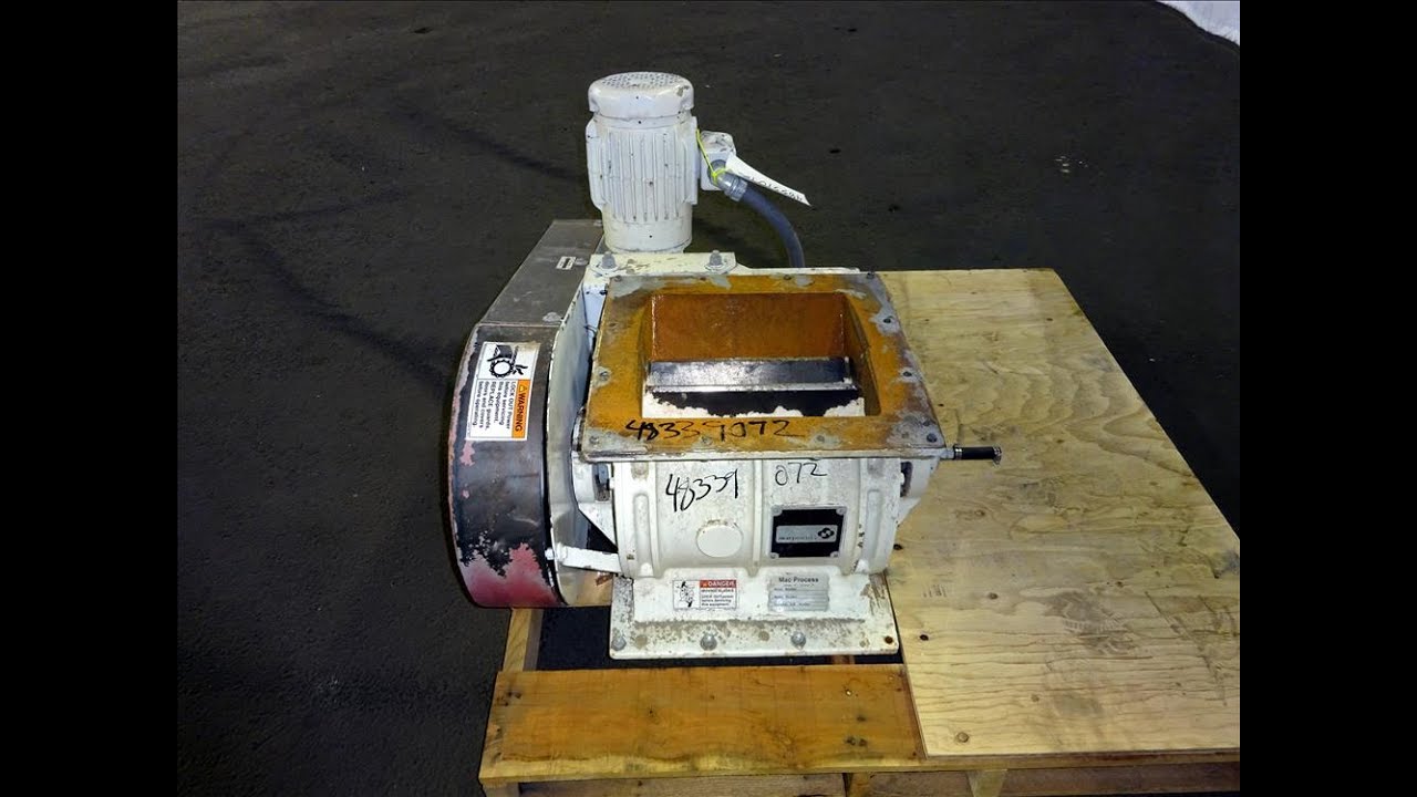 Used Mac Process Rotary Airlock Feeder Model Md75 Stock
