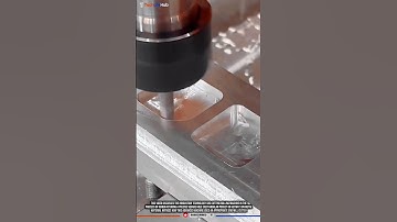 Innovation Technology CNC Milling Machine: High-Precision Square Hole Manufacturing #tech