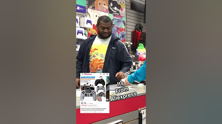 Trying to sell a fake PS5 controller to GameStop