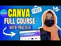 Complete Canva Tutorial 2024 For Beginners | How to Use Canva for FREE | Canva Full Course
