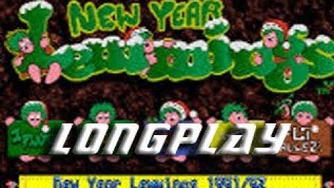 Amiga Longplay 152: New Year Lemmings 1992 - Not Commented