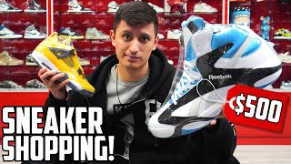 I found the BIGGEST SNEAKERS EVER! Sneaker Shopping in San Diego!