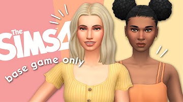 CREATING SIMS USING *ONLY* THE BASE GAME! - wait it