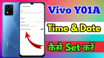 how to set date and time in vivo y01a | vivo y01a me date and time set kaise kare