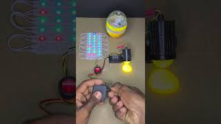 voltage TV and bulb light chalu Kiya , डीसी मोटर पावर मशीन • Dc Motor New Project