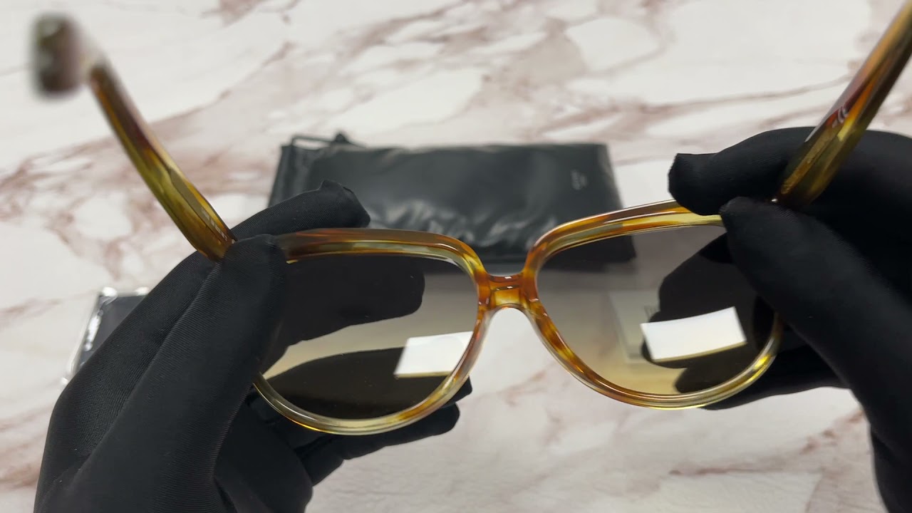 Celine CL40048I 56B Light Brown Horn-Gray Green Gradient 