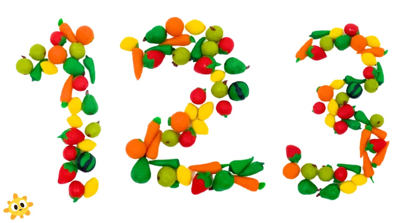 Φρούτα και Λαχανικά | Μαθαίνουμε τους αριθμούς | Μετράω έως το 10