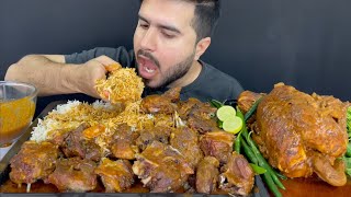 Asmr Eating Spicy Mutton Curry Spicy Whole Chicken Curry Extra Gravy    Real Mukbang No Talking