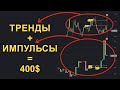 Обучение трейдингу. ТРЕНДЫ И ИМПУЛЬСЫ. Бинарные опционы. Торговля на БИНОМО