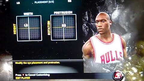 NBA 2K11-How To Create Michael Jordan