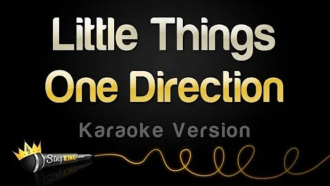 One Direction - Little Things (Karaoke Version)