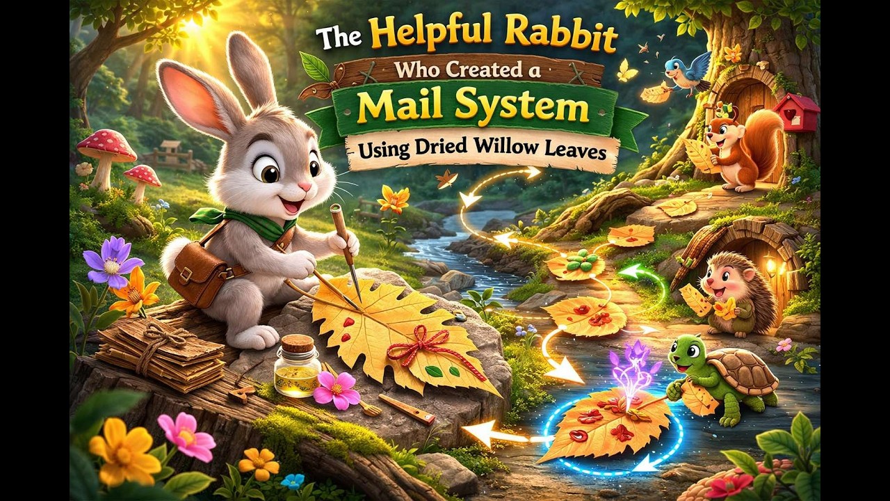 The Helpful Rabbit The Helpful Rabbit Who Built a Secret Leaf Mail System | A Gentle ...