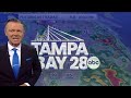 Latest weather forecast as rain moves into the Tampa Bay area