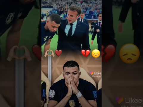 بكاء امبابي من الحزن   كأس العالم قطر 2022