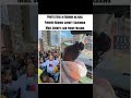 Protestors reaction after realizing the car they blocked is Mike Sonko