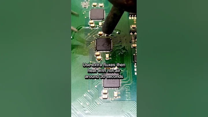 How to Desolder Stepper Motor Driver IC with Hot Air Gun using Soldering Flux