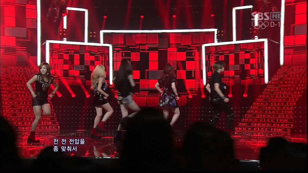 [HD1080p] 120715 f(x) - Electric Shock (Goodbye Stage) @ SBS 人氣歌謠 Inkigayo