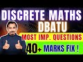 DISCRETE MATHS DBATU | MOST IMPORTNAT QUESTIONS | SEMESTER 3 DBATU | FADU ENGINEER #dbatu #dbatusem3