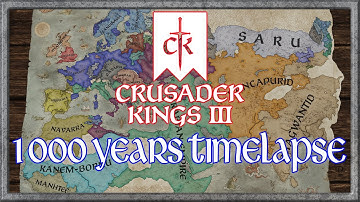 Crusader Kings 3 - 1000 years Timelapse (867 start)