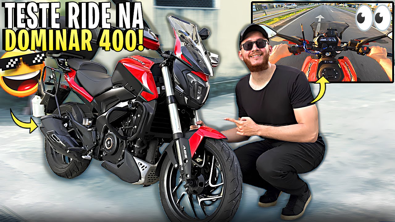 🔥VAMOS COMPRAR? CONHECENDO DE PERTO A NOVA BAJAJ DOMINAR 400 2025!