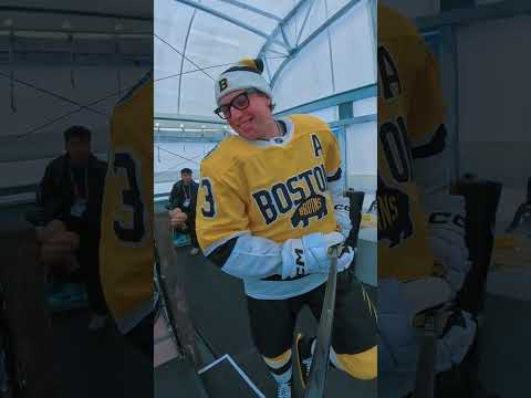 McAvoy Cam 😄 | Bruins Take the Stadium Series Ice
