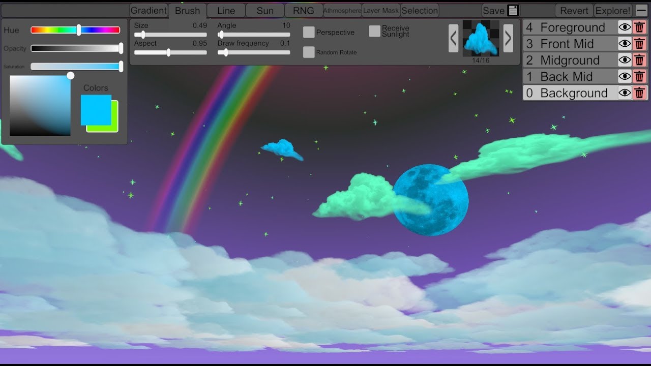 Skybox Painter 3D Game Trailer - YouTube
