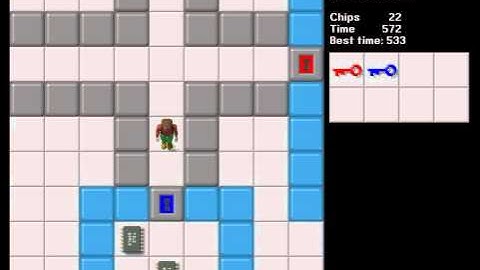 CCLP1 level 78 solution - 533 seconds