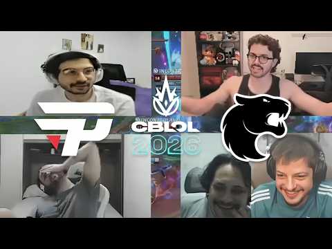 😳 PAIN TINHA O JOGO… MAS A FURIA VIROU! Streamers reagem ao caos no Cblol 2026