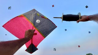 New Manjha Testing &amp; kite cutting tricks | kite fighting video | kite 🪁 